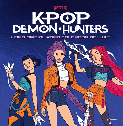 Kpop Demon Hunters. Libro para colorear