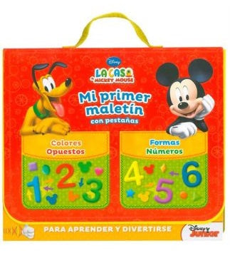 Mickey mi primer maletín con pestañas