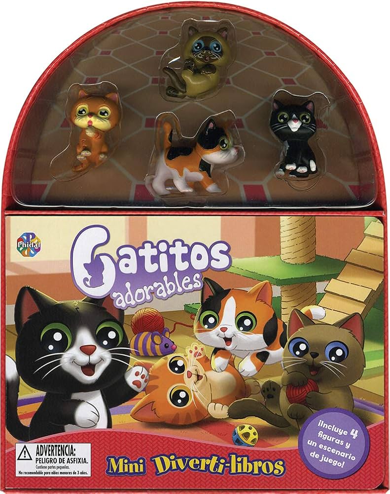 Mini diverti-libros - Adorables gatitos
