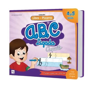 Libro Pizarra A,B,C Ligada Coquito