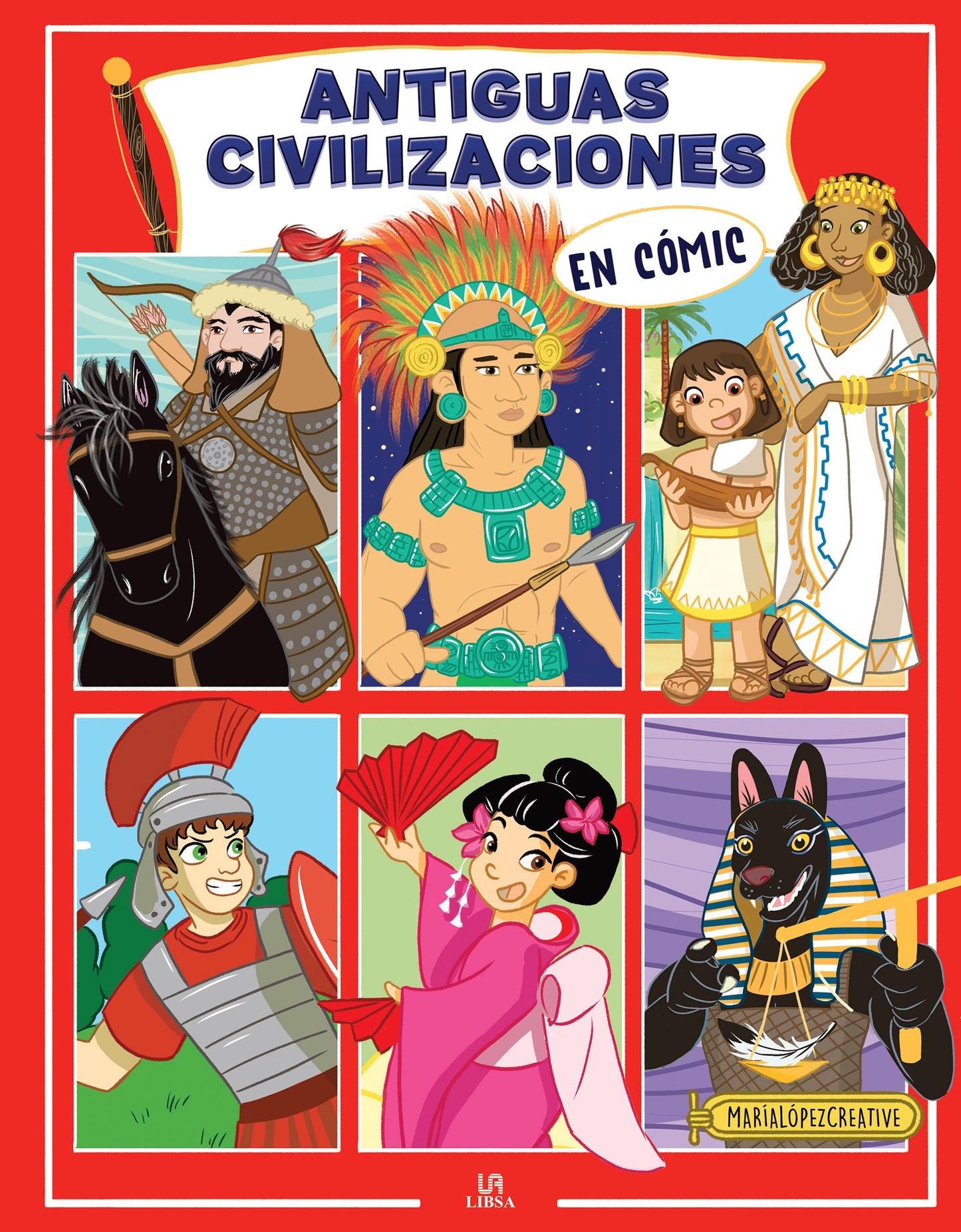 Antiguas civilizaciones en cómic
