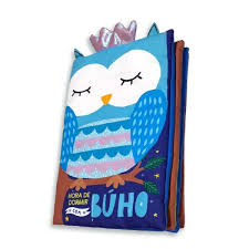 Hora de dormir con búho libro - Almohada