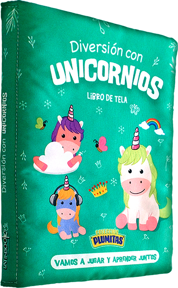 Libros de tela - Diversión con unicornios
