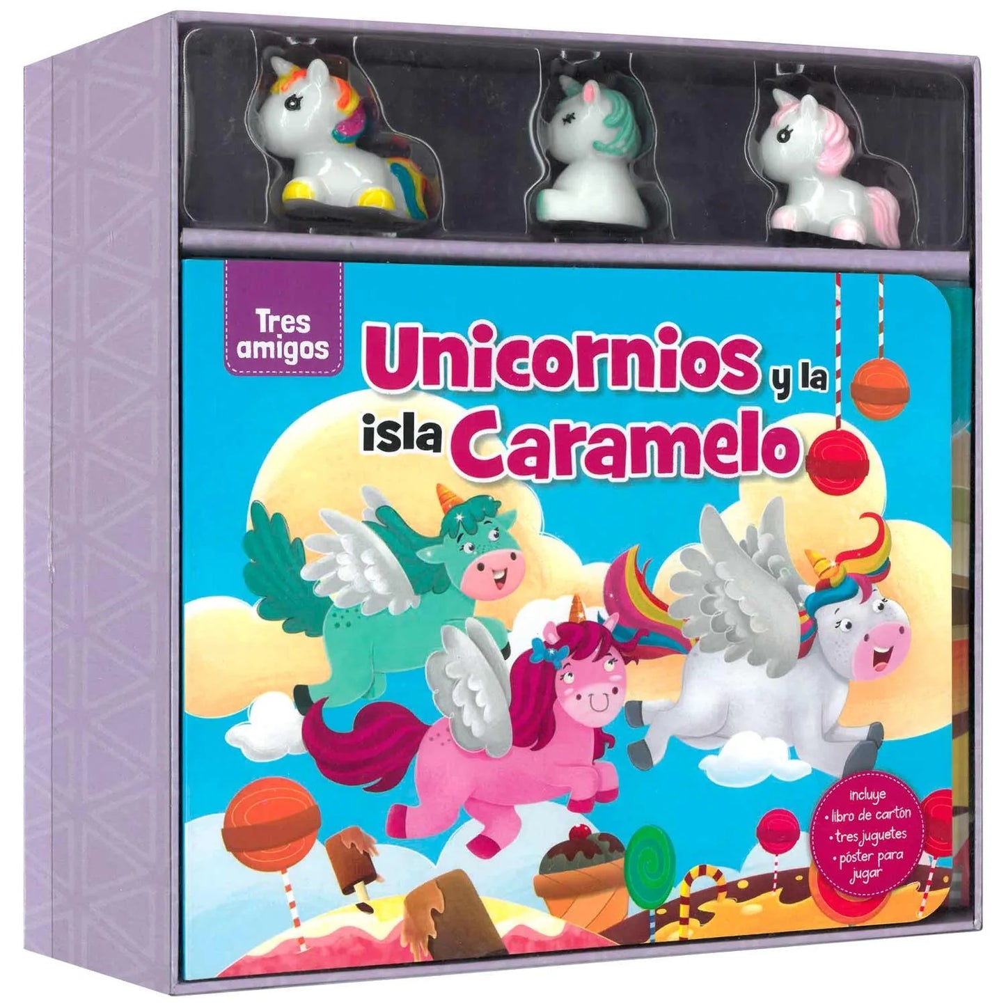 Unicornios y la Isla Caramelo 3 amigos