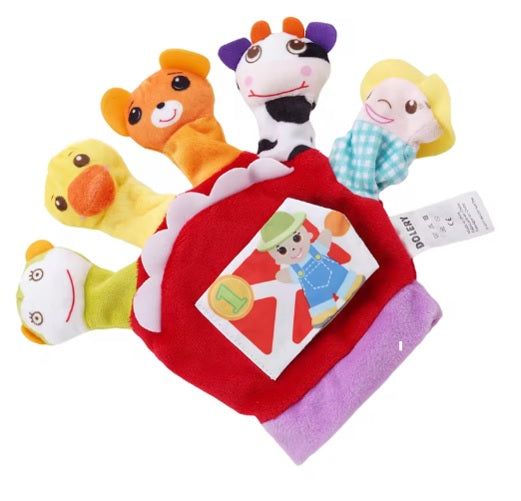 marioneta cinco dedos animados