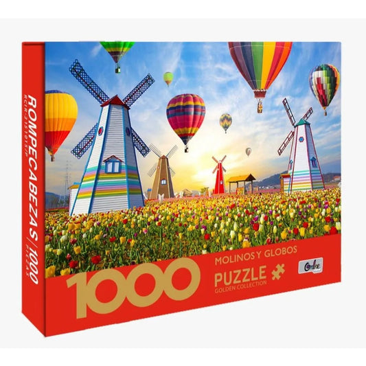Rompecabezas 1000 - Molinos y Globos