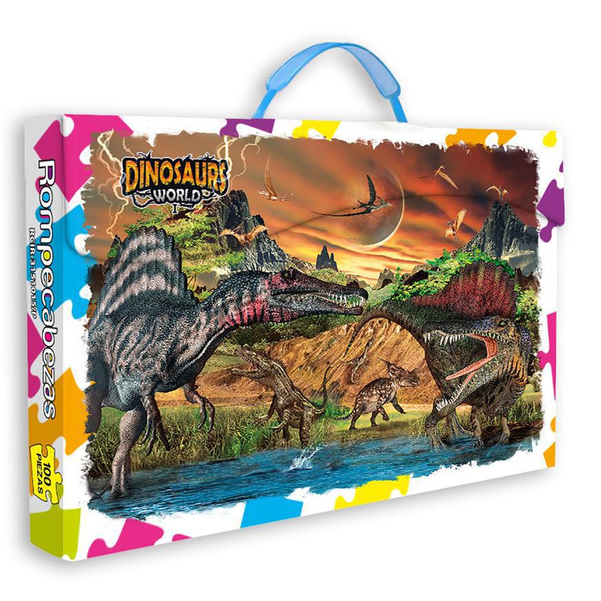 Rompecabezas 100 - Dinosaurs World 1