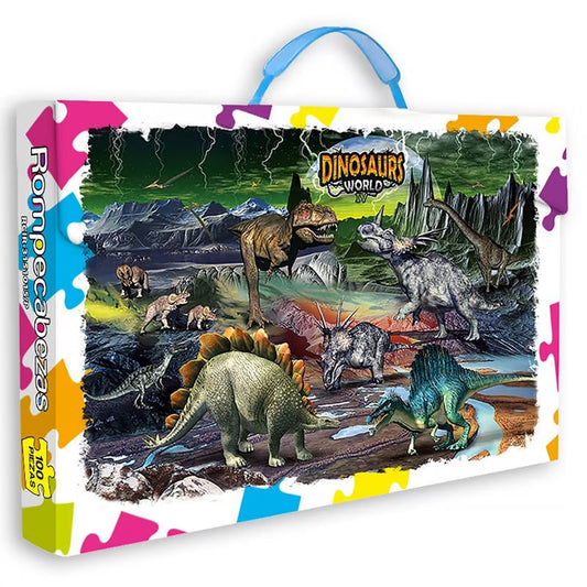 Rompecabezas 100 - Dinosaurs World 4