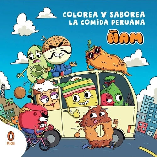 Colorea y saborea la comida peruana