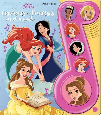 6 botones - princesas songs around the world