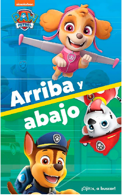Busca los opuestos - Arriba y abajo. Paw Patrol