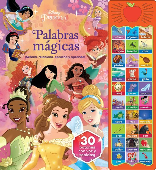 Palabras mágicas Disney Princesas 30 botones con sonidos