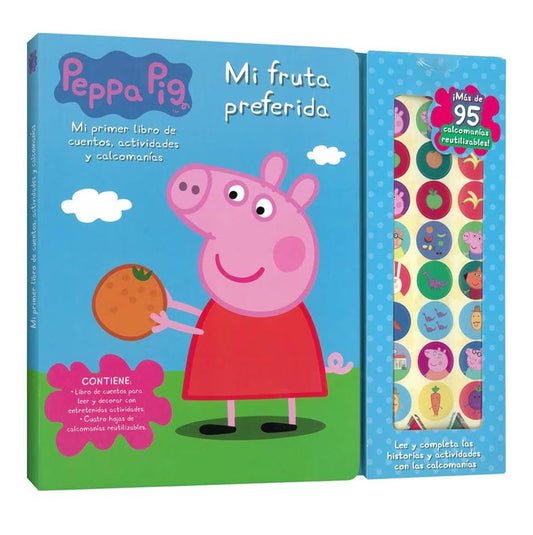 Peppa Pig Mi Fruta Preferida cuentos actividades y calcomanías
