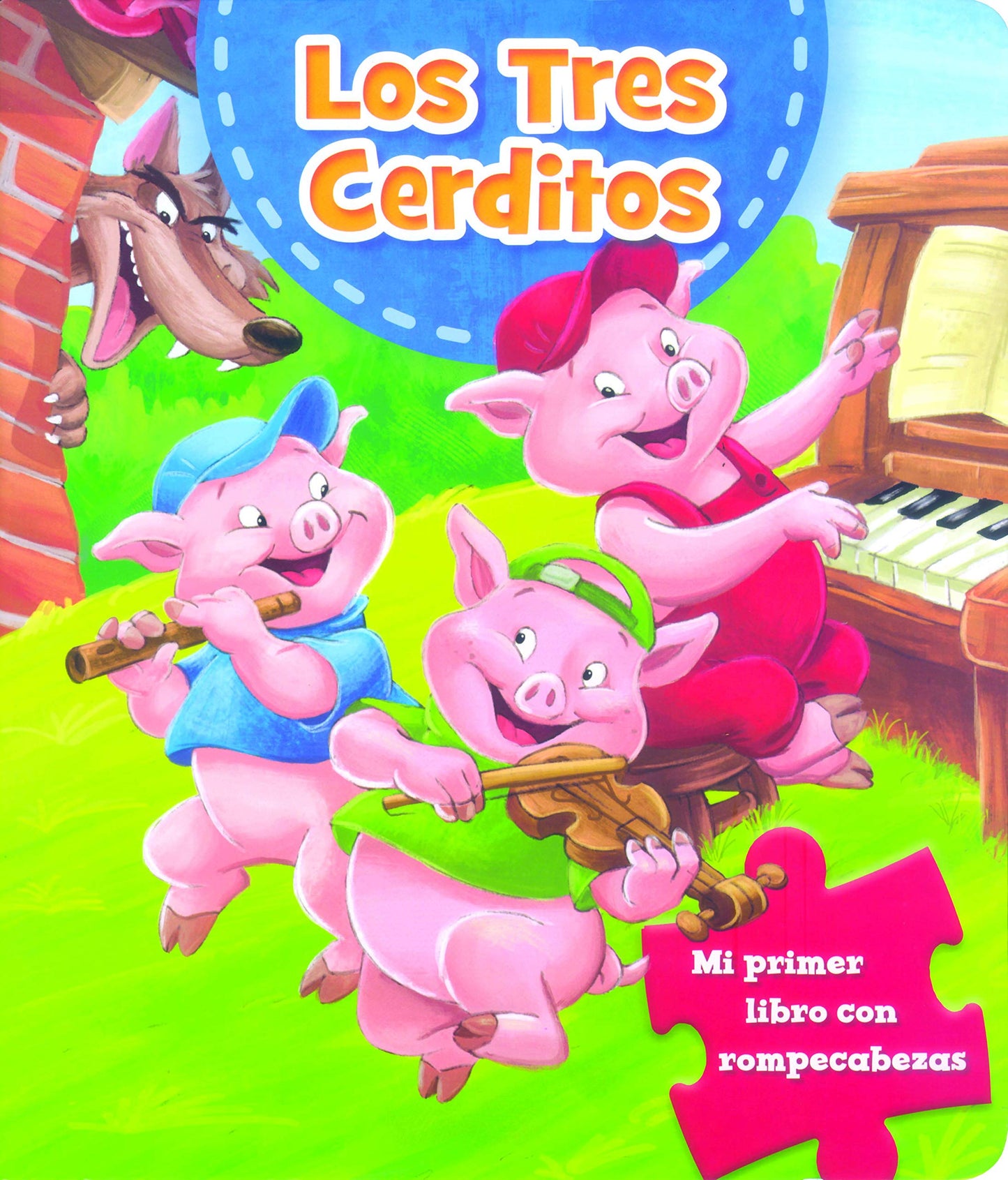 Los tres cerditos - Mi primer libro rompecabezas