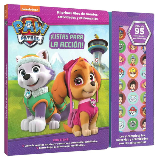 Paw Patrol ¡Listas para la Acción! Cuentos actividades y calcomanías
