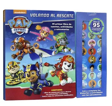Paw Patrol Volando al Rescate cuentos actividades y calcomanías