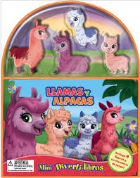 Mini diverti-libros - Llamas y alpacas
