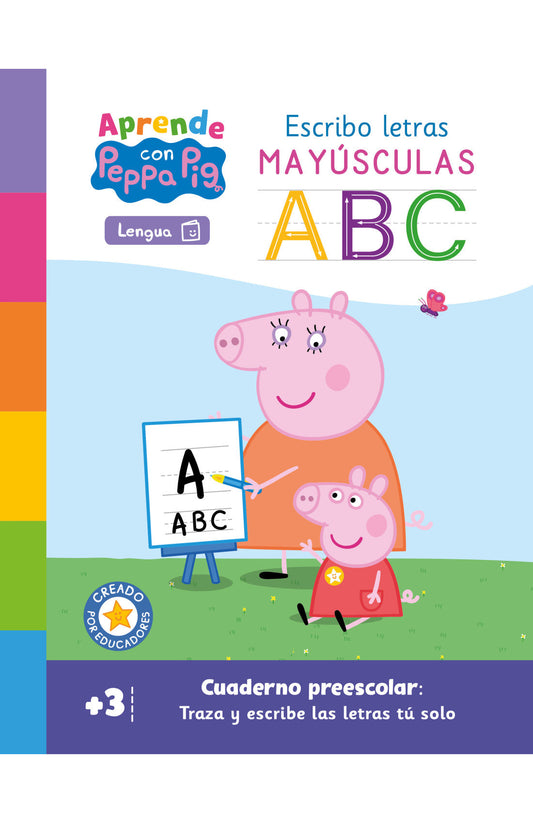 Aprende con Peppa. Escribo letras mayúsculas