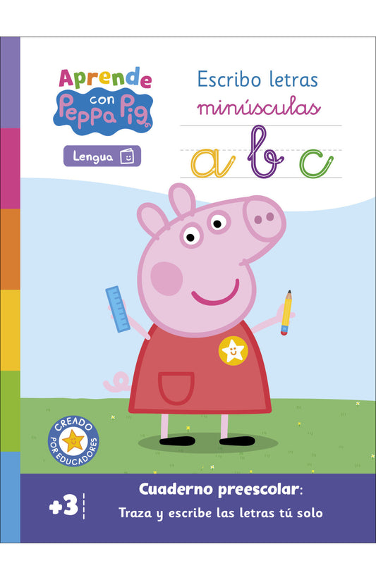 Aprende con Peppa. Escribo letras minúsculas