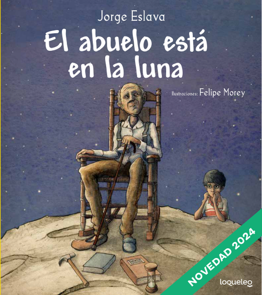 El abuelo esta en la luna