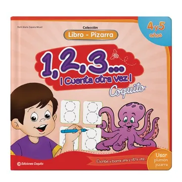 Libro pizarra - 1 2 3 cuenta otra vez