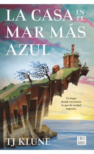 La casa en el mar más azul