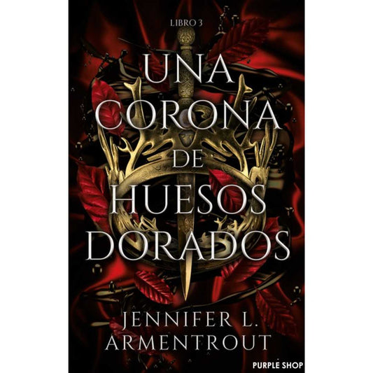 Una corona de huesos dorados