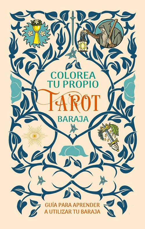 Colorea tu propio tarot + cartas