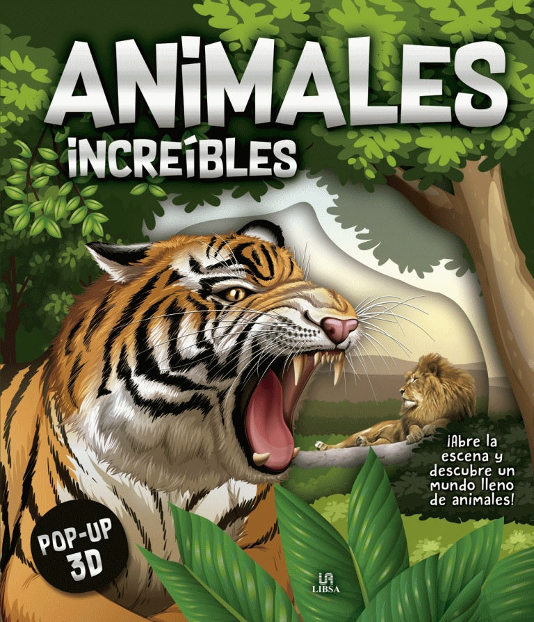 Animales increíbles pop-up 3D