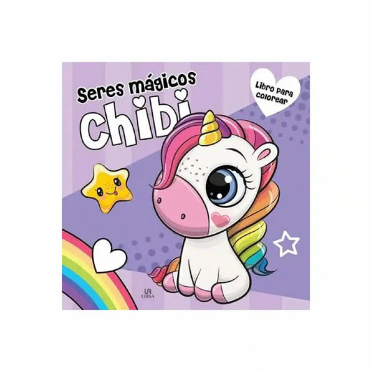 Libro para colorear - Seres mágicos chibi