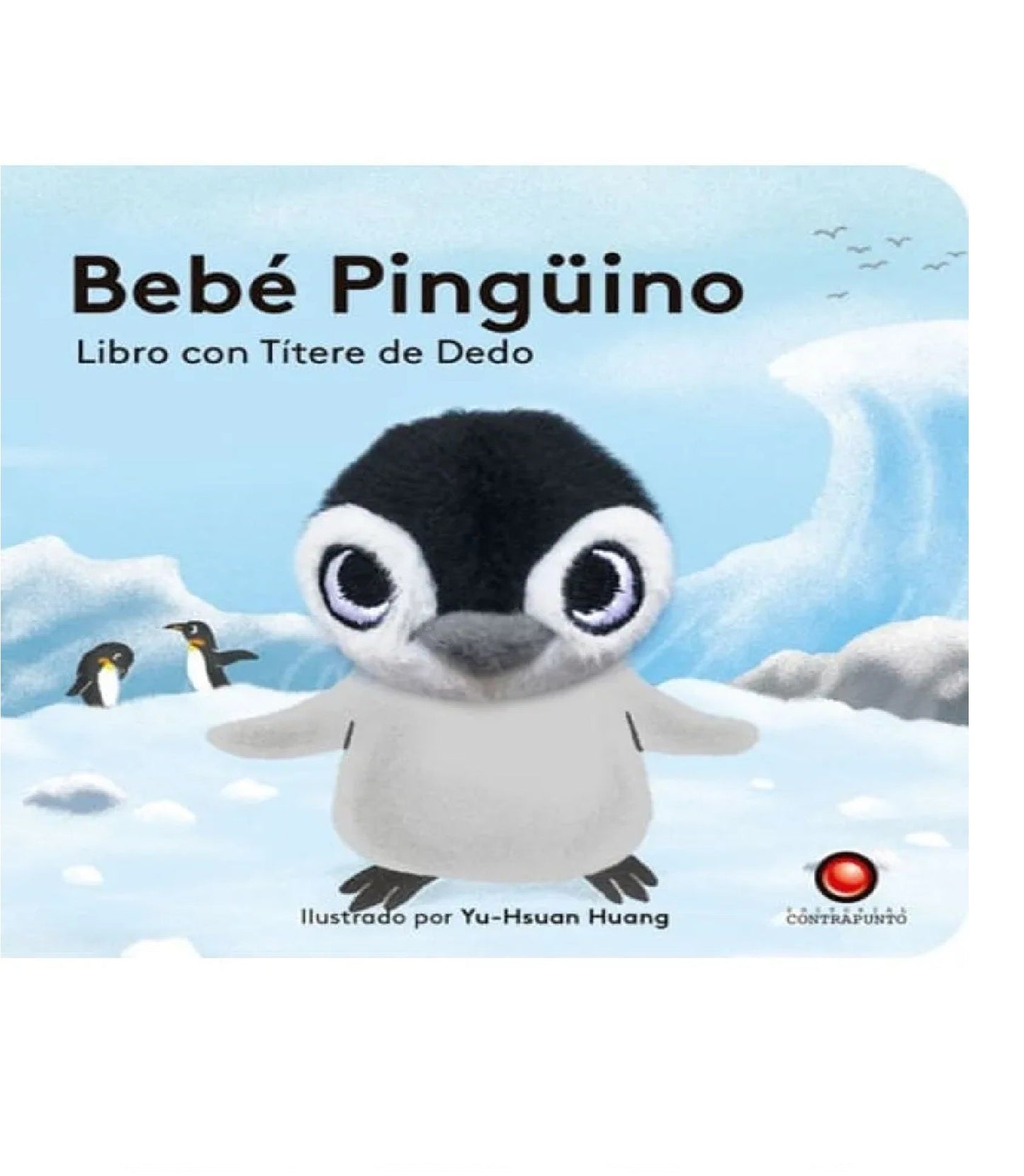 Libro con títere de dedo - Bebé pinguino