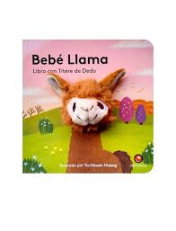 Libro con títere de dedo: Bebé llama