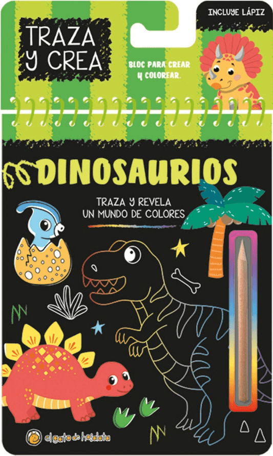 Dinosaurios-traza y crea