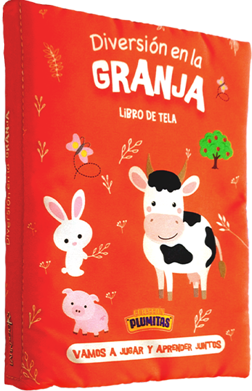 Libros de tela - Diversión en la granja