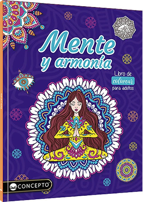 Mente y armonía (Libro de colorear para adultos)