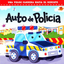 Auto de policía tocar y sentir
