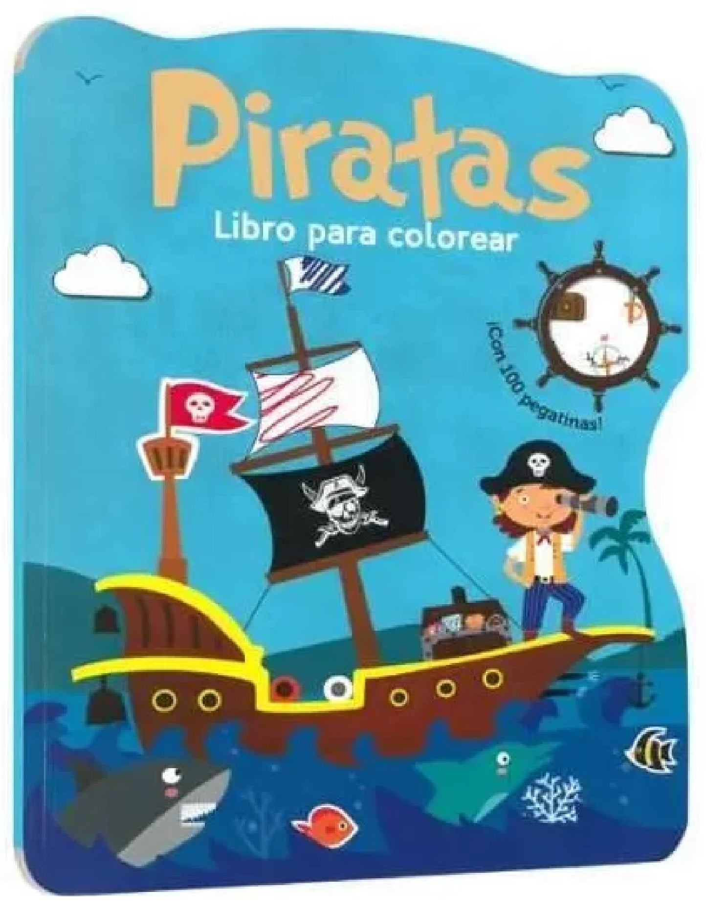 Piratas. Libro para colorear