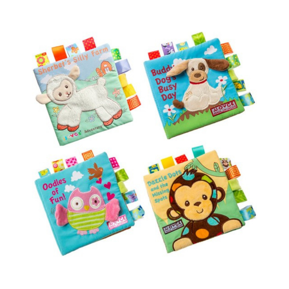 Libro de tela on textura en relieve